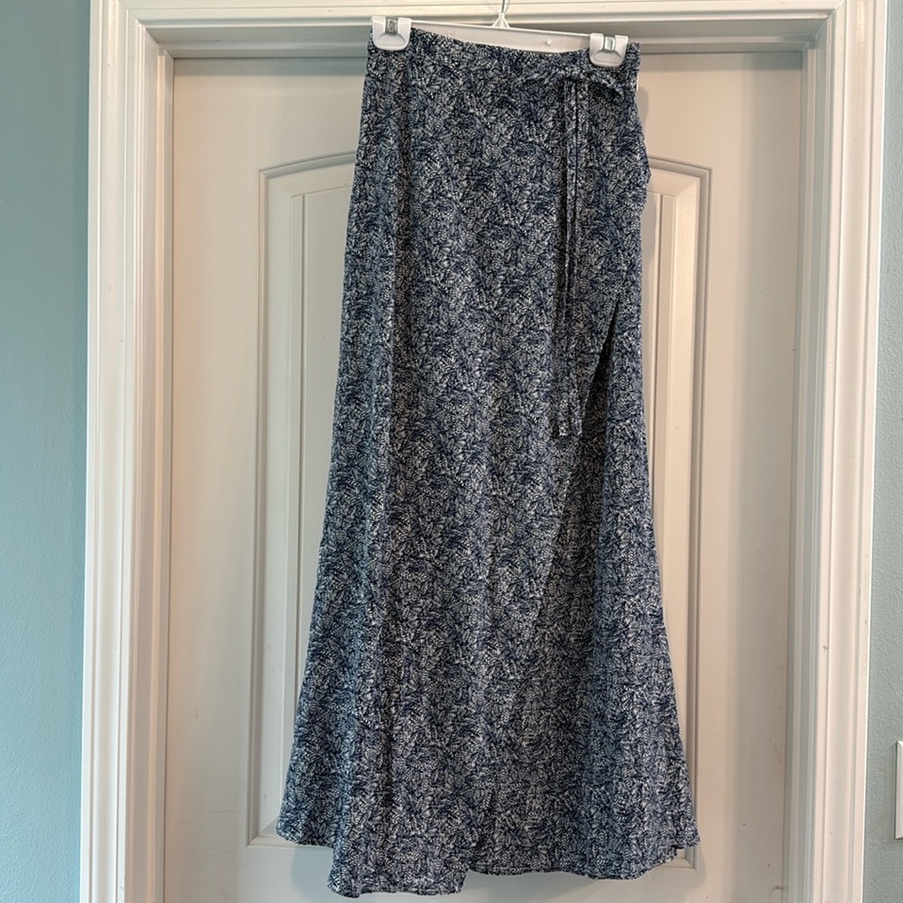 Full length wrap skirt